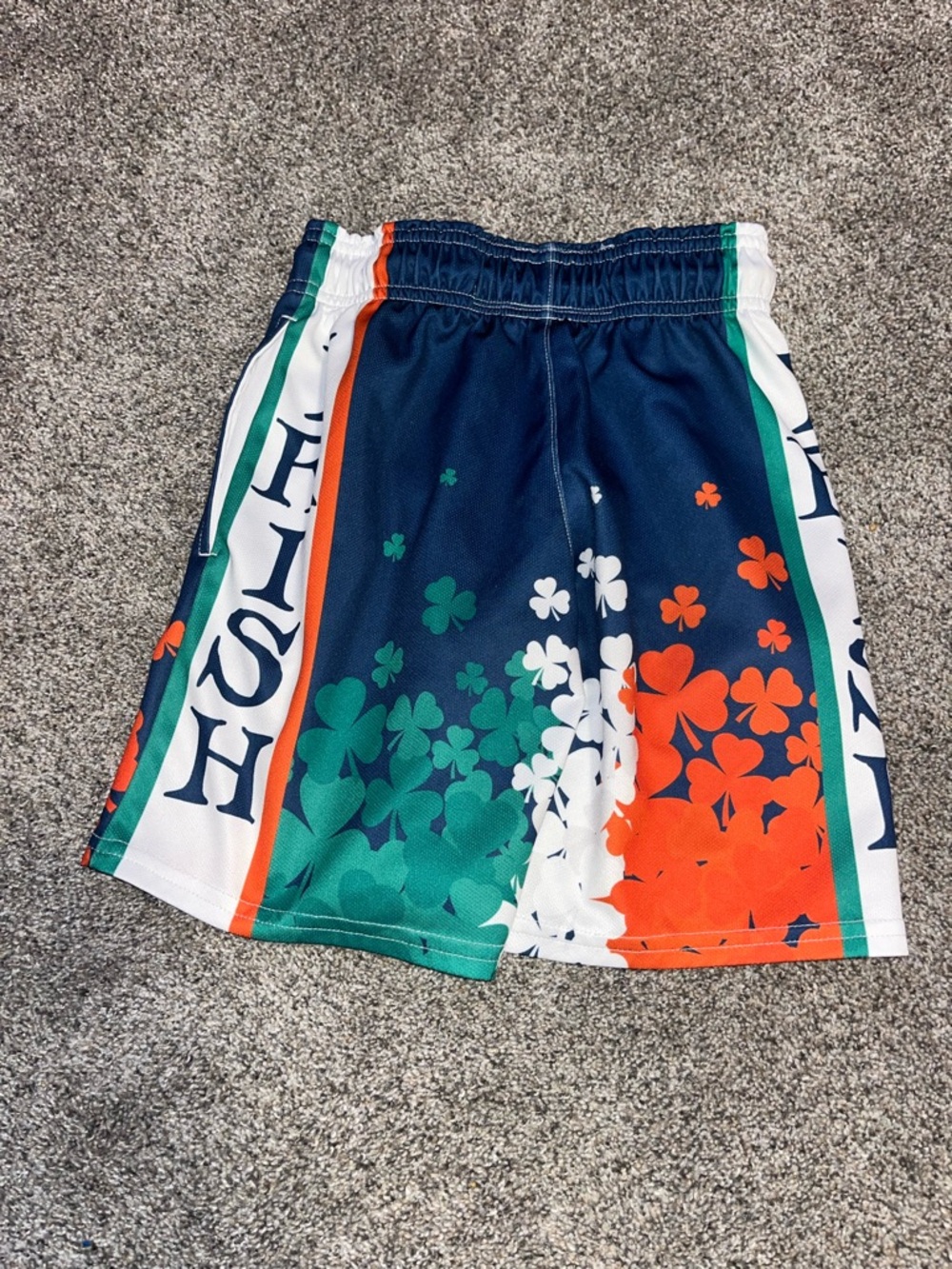 Xs youth lacrosse unlimited shorts Irish theme euc